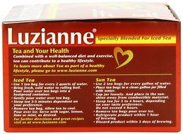 Luzianne Specially Blended for Iced Tea, Decaffeinated Family Sized, 48-Count Tea Bags N10