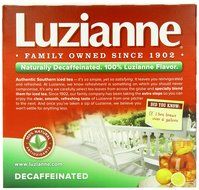 Luzianne Specially Blended for Iced Tea, Decaffeinated Family Sized, 48-Count Tea Bags N14