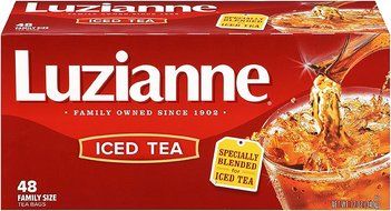 Luzianne Specially Blended for Iced Tea, Decaffeinated Family Sized, 48-Count Tea Bags N16