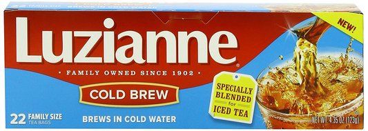 Luzianne Specially Blended for Iced Tea, Decaffeinated Family Sized, 48-Count Tea Bags N18
