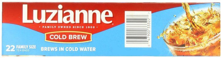 Luzianne Specially Blended for Iced Tea, Decaffeinated Family Sized, 48-Count Tea Bags N20