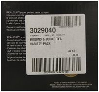 Higgins &amp; Burke Tea Capsules Variety Pack compatible with Keurig K-Cup Brewers, 36 Count N3