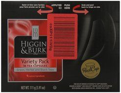 Higgins &amp; Burke Tea Capsules Variety Pack compatible with Keurig K-Cup Brewers, 36 Count N4
