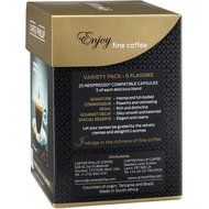 Nespresso Compatible Capsules &ndash; 25 Count &ndash; Premium Dark Roast Espresso by Carter Phillip Fine Coffee - Fits Nespresso... N11