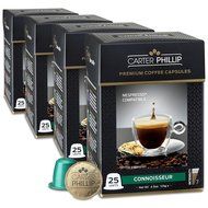 Nespresso Compatible Capsules &ndash; 25 Count &ndash; Premium Dark Roast Espresso by Carter Phillip Fine Coffee - Fits Nespresso... N23