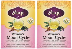 Yogi Tea Woman'S Moon Cycle, Herbal Supplement, Tea Bags, 16 ct, 2 pk