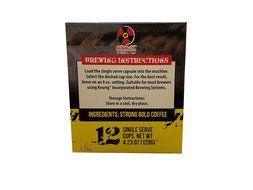 Radioactive Coffee, THE STRONGEST COFFEE LEGALLY SOLD, Single Serve Capsules for Keurig K-Cup Brewers, 12 Count N4