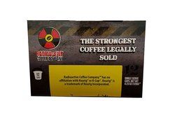 Radioactive Coffee, THE STRONGEST COFFEE LEGALLY SOLD, Single Serve Capsules for Keurig K-Cup Brewers, 12 Count N7