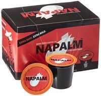 Napalm Coffee, EXTRA DARK ROAST, 100% Arabica, Keurig K-Cups, 12 Count N2