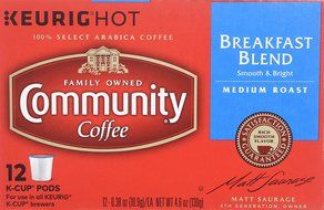 Community Coffee K-Cup Pods, Dark Roast, 12 Count (Pack of 3) N11