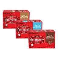 Community Coffee K-Cup Pods, Dark Roast, 12 Count (Pack of 3) N38