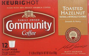 Community Coffee K-Cup Pods, Dark Roast, 12 Count (Pack of 3) N43