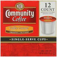 Community Coffee K-Cup Pods, Dark Roast, 12 Count (Pack of 3) N77