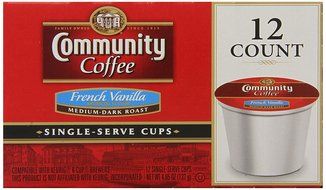 Community Coffee K-Cup Pods, Dark Roast, 12 Count (Pack of 3) N94