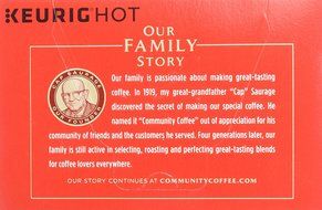 Community Coffee K-Cup Pods, Dark Roast, 12 Count (Pack of 3) N118