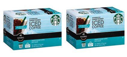 Starbucks Iced Coffee 10 k-Cups (Pack of 2)