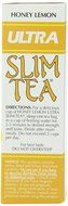 Ultra Slim Tea, Honey Lemon, Caffeine Free, Tea Bags, 24-Count Box, 1.69 Ounce, (Pack of 4).