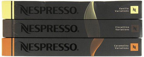 Nespresso OriginalLine ~LIMITED EDITION~ Caramelito Ciocattino Vanilio (30) Capsules Pods Coffee