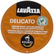 Lavazza Espresso Delicato Medium Roast for Keurig Rivo System 18-0.26 0z (2 pack) N3