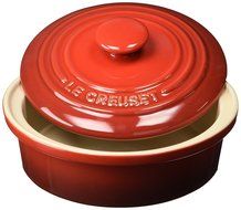 Le Creuset of America Stoneware Camembert Baker, 20-Ounce, Cerise (Cherry Red) N2