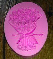 Design 369 The Flower Bouquet Silicone 3D Cake Fondant Mold, Cake Decoration Tool N2