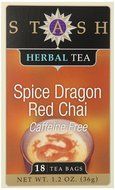 Stash Tea Spice Dragon Red Chai Herbal Tea, 18 Count Tea Bags in Foil (Pack of 6)