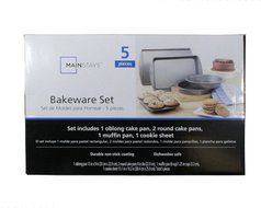 MAINSTAYS 5-Piece Non-Stick Bakeware Set N3