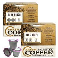 Dark Roast Variety Pack Single-Serve Cups, 72 ct. of Single Serve Capsules for Keurig K-Cup Brewers, Fresh Roasted... N73