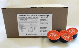 50 x Nescafe Dolce Gusto Coffee Capsules - Lungo N2