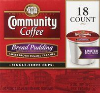 Community Coffee Southern Bread Pudding Single-Serve Coffee, 18 Count N3