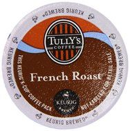 Tully's Keurig French Roast Extra Bold Coffee for K-Cup Brewing Systems, Pack of 24