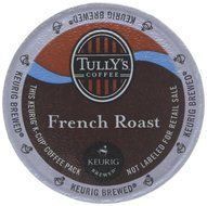 Tully's Keurig French Roast Extra Bold Coffee for K-Cup Brewing Systems, Pack of 24 N2