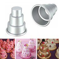Mini 3 Tier Cupcake Pan Mould Cake Cookies Pudding Baking Mold shopping N7