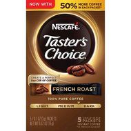 Nescafe Taster's Choice Instant Coffee, French Roast (Pack of 12)