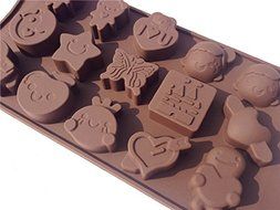 New Hot, Cute Animal+loving Heart+i Love YOU Series Silicone Baking Molds Fondant Gum Paste Mold Cake Decoration...