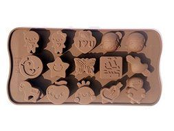 New Hot, Cute Animal+loving Heart+i Love YOU Series Silicone Baking Molds Fondant Gum Paste Mold Cake Decoration... N2