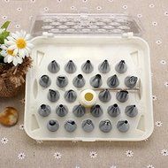 26Pcs Fondant Cake Piping Icing Nozzle Tips Set Sugarcraft Decorating N2