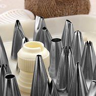 26Pcs Fondant Cake Piping Icing Nozzle Tips Set Sugarcraft Decorating N5