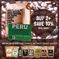 Wild Coffee, Whole Bean Organic Coffee, Fair Trade, Single-Origin, 100% Arabica, Austin Fresh Roasted (Peru Light... N2