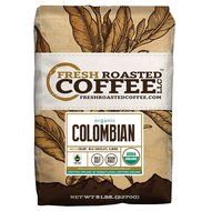 Colombian Organic Fair Trade Sierra Nevada, Whole Bean, Fresh Roasted Coffee LLC (5 lb.)