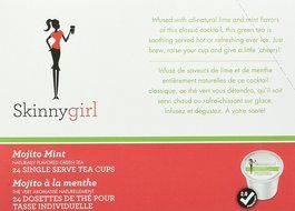 Skinnygirl Green Tea, Mojito Mint, 24 Count N4