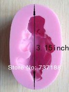 3D Silicone Baby Mold Cookware Dining Bar Non-Stick Cake Decorating fondant soap mold N5