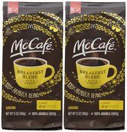 McDonalds McCafe Premium Roast Ground Coffee Bag 12.oz (Pack of 2) (Premium Roast - Medium) N4