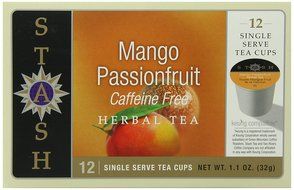 Stash Tea Mango Passionfruit Single-Cup Tea for Keurig K-Cup Brewers, 24 Count N6