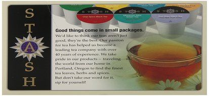 Stash Tea Mango Passionfruit Single-Cup Tea for Keurig K-Cup Brewers, 24 Count N84