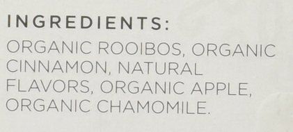 Tazo Organic Cinnamon Apple Rooibos Herbal Tea N3