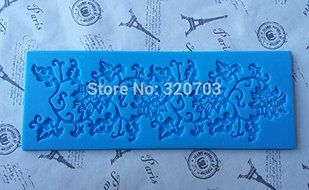 New Arrive, New Flowers Shape Silicone Lace Mold for Fondant Cake Decorating, Bakeware. Kitchen Tools N3