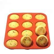 YIJIA 12 Cup Silicone Mini Muffin Cupcake Maker Fondant Mold Pastry Tool Mould N3