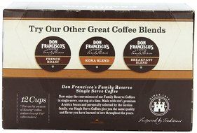Don Francisco's Coffee Family Reserve Single Serve Coffee, Vanilla Nut, 12 Count (Packaging May Vary) N3