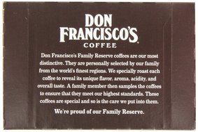 Don Francisco's Coffee Family Reserve Single Serve Coffee, Vanilla Nut, 12 Count (Packaging May Vary) N5